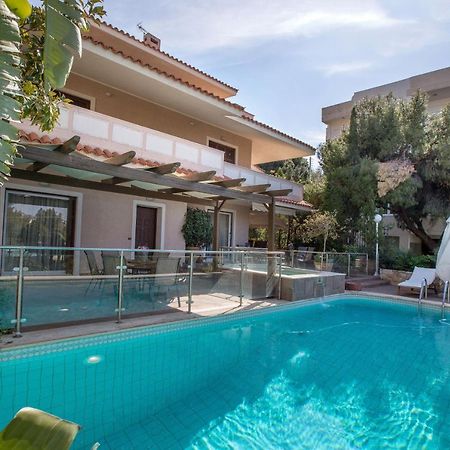 Exceptional Villa In Voula Near The Sea Athena Bagian luar foto